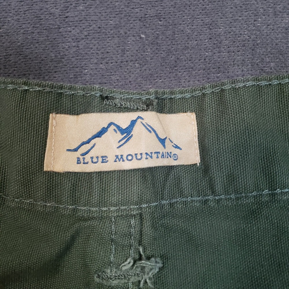 Blue Mountain Canvas‎ Work Pants Mens 38x30 Olive Green Straight Leg Cotton - Picture 4 of 9
